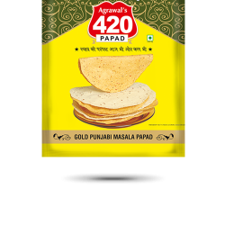 AGARWAL 420 PAPAD GOLD PUNJABI MASALA, 400GM