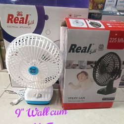 REAL GOLD WALL CUM TABLE FAN 9 INCH 