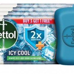 DETTOL ICY COOL SOAP 75g*4=300g