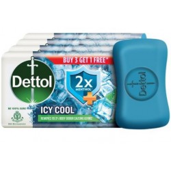 DETTOL ICY COOL SOAP 125g*4=500g