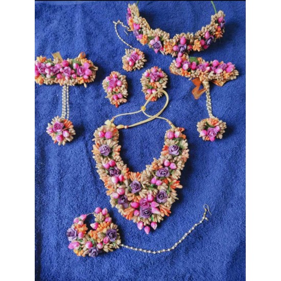 FLOWER BRIDLE SET 