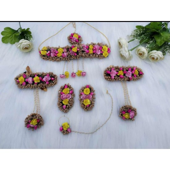 FLOWER BRIDLE SET 