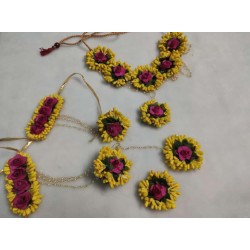 FLOWER BRIDLE SET 