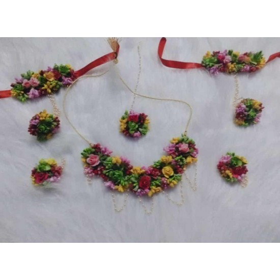 FLOWER NECKLESS  SET 