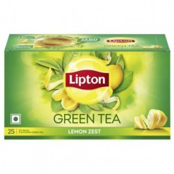 LIPTON GREEN TEA - LEMON ZEST, 25 PCS