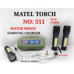 MATEL TORCH  10W LASER WATER PROOF