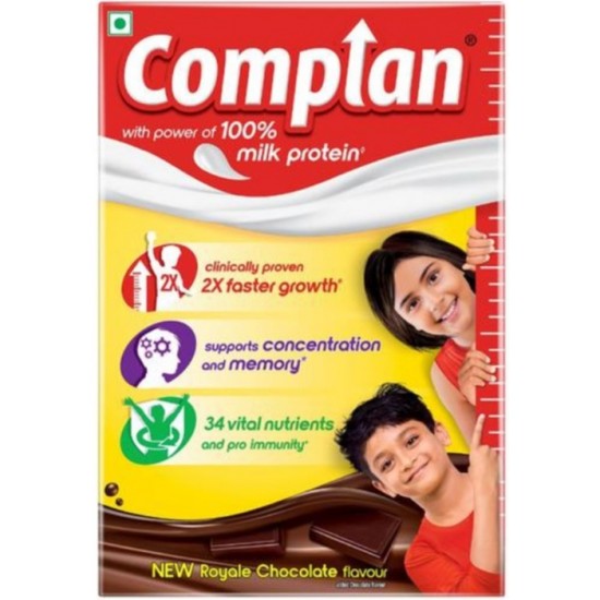 COMPLAN GROWTH DRINK MIX - ROYALE CHOCOLATE FLAVOUR, 500 G