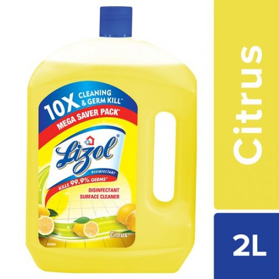 LIZOL DISINFECTANT SURFACE CLEANER - CITRUS, 2 L LIZOL DISINFECTANT SURFACE CLEANER - CITRUS, 2 L
